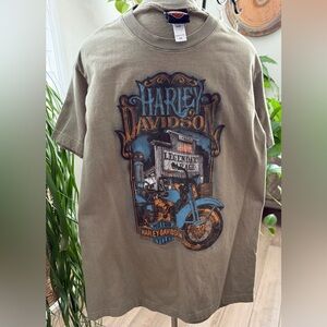 Harley-Davidson Men’s Olive Green Graphic Tee